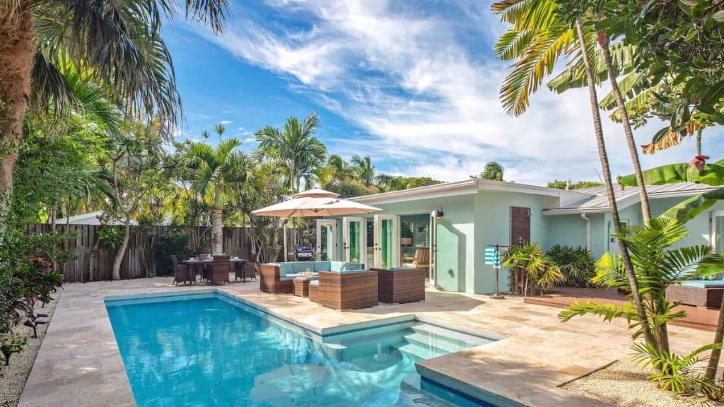 Airbnb in key west with large pool