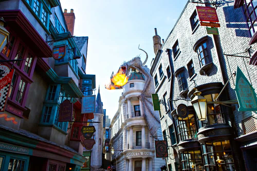 Universal Studios is home to the Wizarding world of Harry Potter