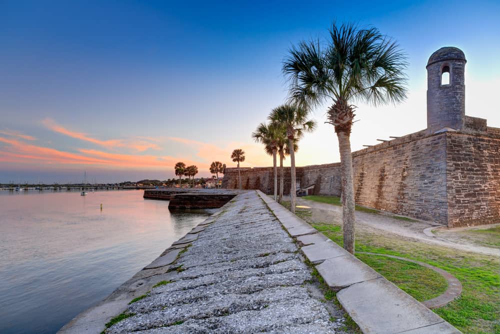 The St. Augustine fort is historical and fun to explore! 
