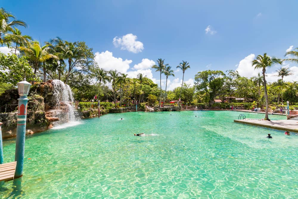 The Venetian Pool is the largest freshwater pool in America. 