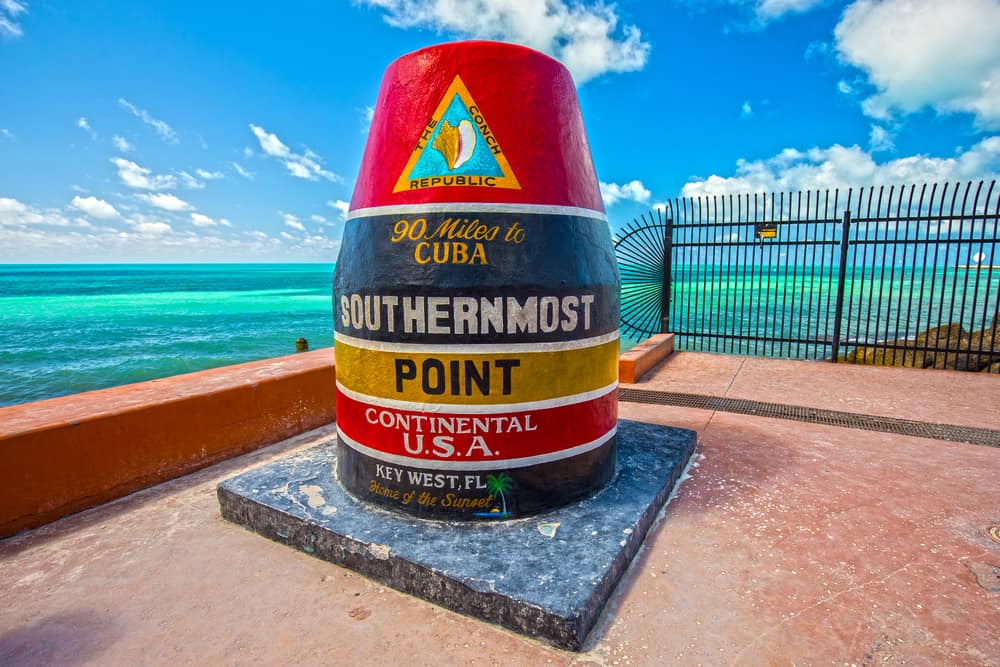 The southernmost point of the US is in Key West! 