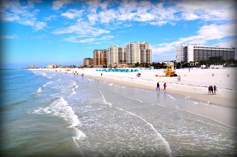 Clearwater beach is one spring break destinations in florida known for a more laid-back vibe