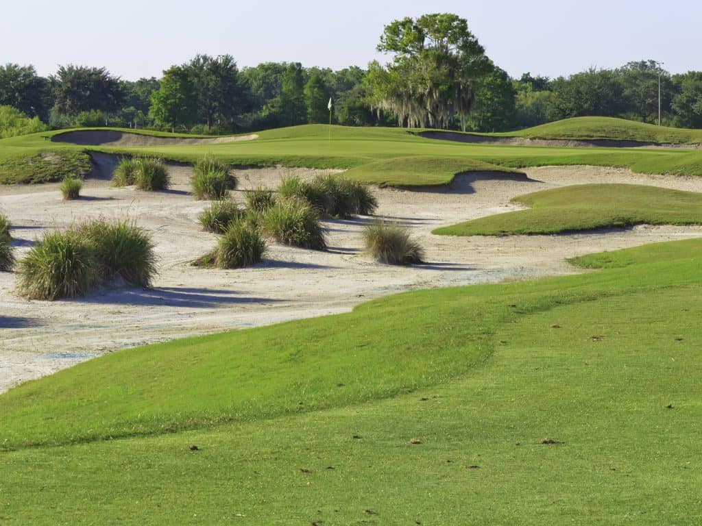 The rolling greens and open fairways of the Links of Lake Bernadette, one of the best things to do in Dade City.