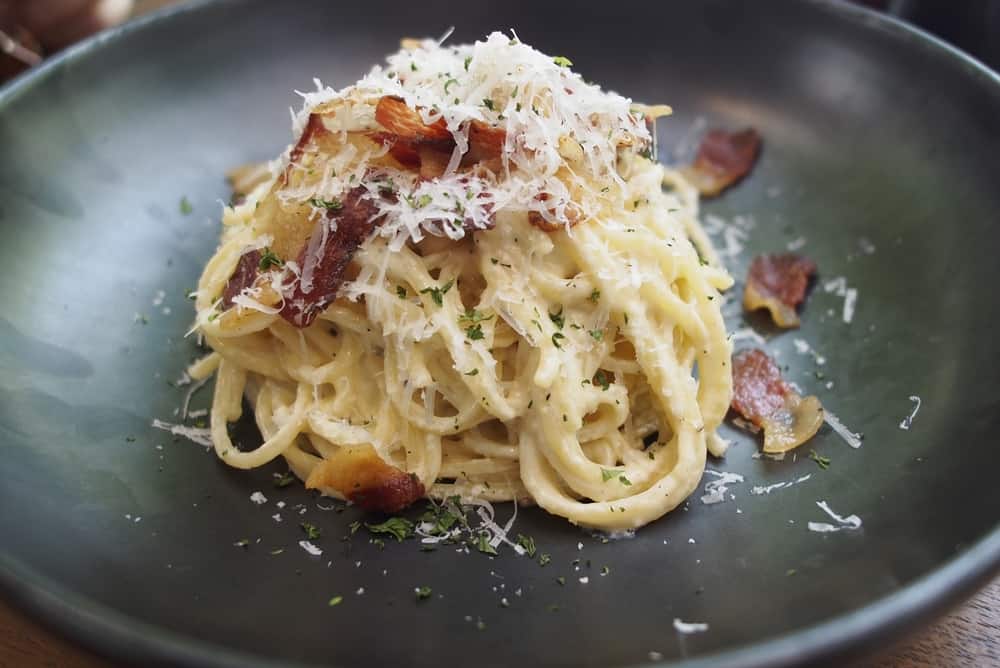 Try the spaghetti carbonara at Fratellino Ristorante with homemade pasta. 