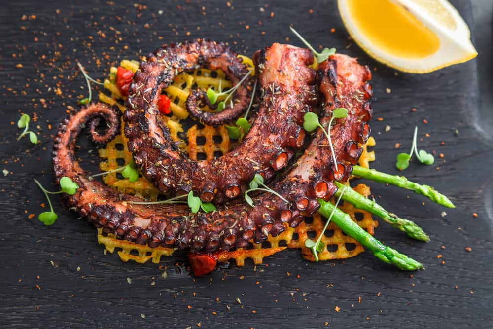 Try the grilled octopus at Casa Tua one of the best Italian restaurants in Miami