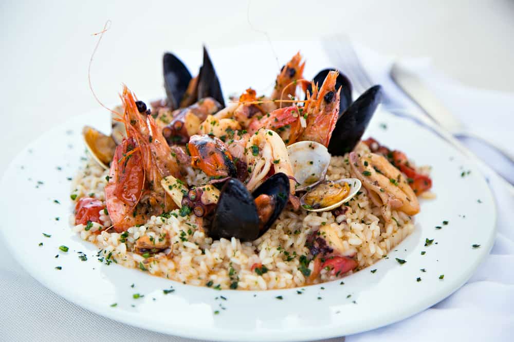 At prima pasta try the seafood risotto at this family owned Italian restaurant in Miami
