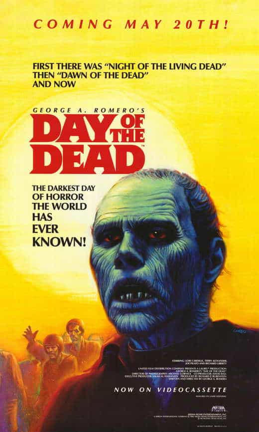 Day of the Dead is part of the popular Night of the Living Dead franchise. The above ground scenes were filmed in Florida