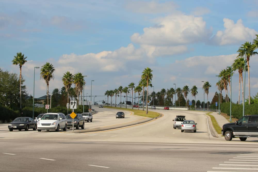 Driving in Florida article a junction