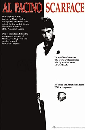 Scarface, a movie about Florida, is said to be one of the greatest crime movies of all time 