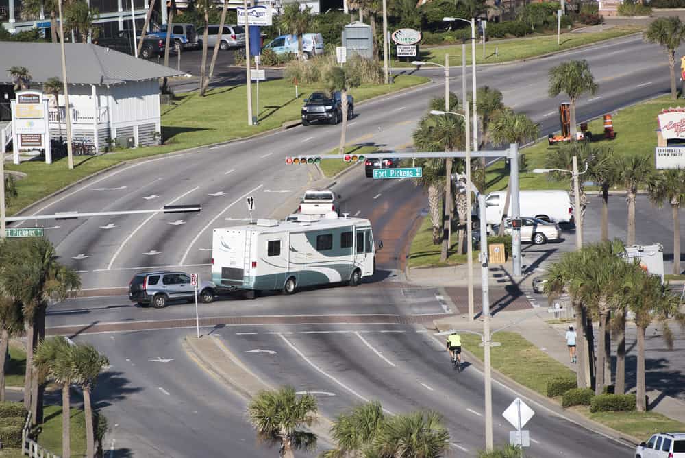 RV driving in Florida