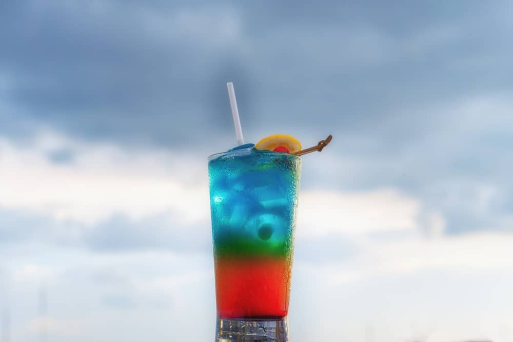 A cocktail against the sky
