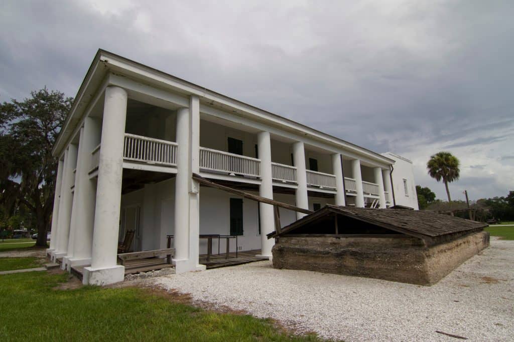 The Gamble Plantation Historic State Park's antebellum mansion, one of the best day trips from Naples.