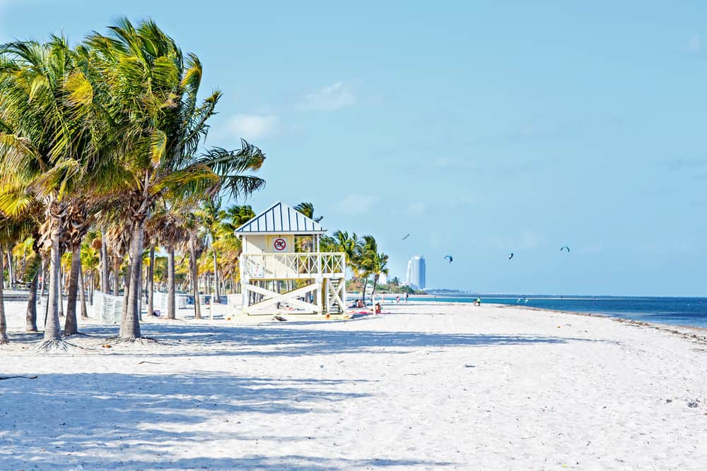 Crandon Park Beach is a great place to visit in Florida.