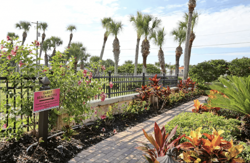 This saint augustine hotel on the beach has such beautiful gardens for you to explore