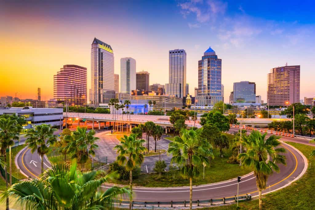 Tampa Bay Florida Skyline