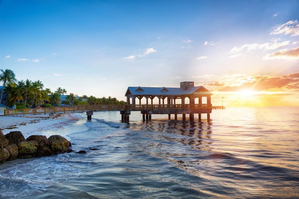 best airbnb in key west beach sunset