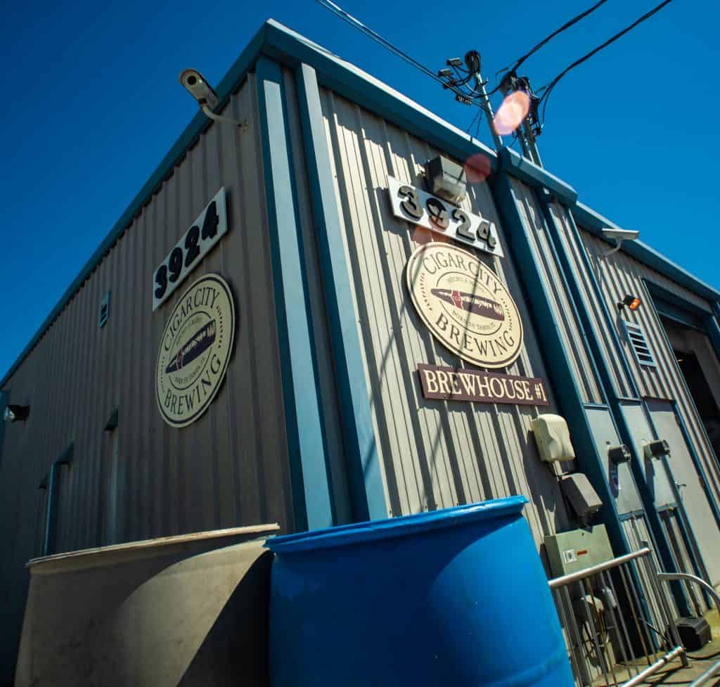 The exterior of the Cigar City Brewhouse, one of the best things for adults to do in Tampa.