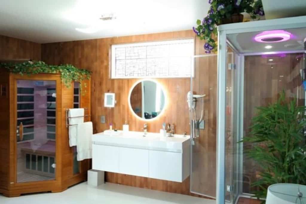 Your own personal Sauna in the Master bedroom of one of the most secluded cottages in Florida located in placida.