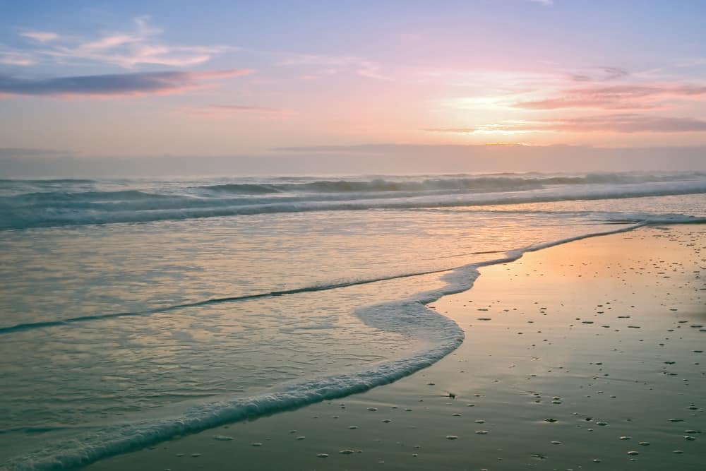 Photo of the majestic Canaveral National Seashore at dawn, one of Florida's National Parks