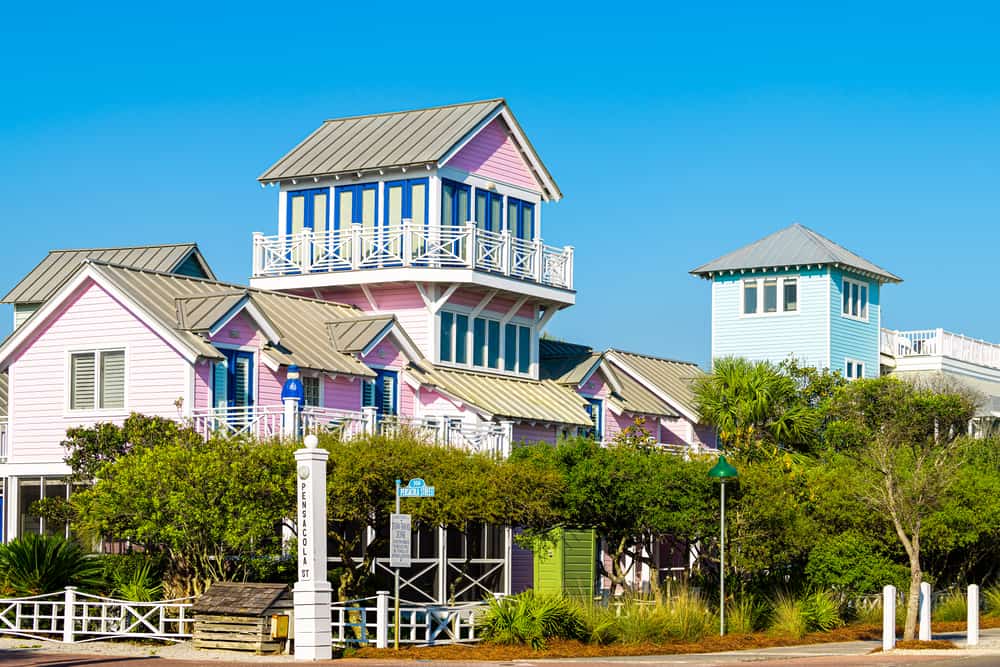 Beautiful Seaside village one of the best small beach towns in Florida.