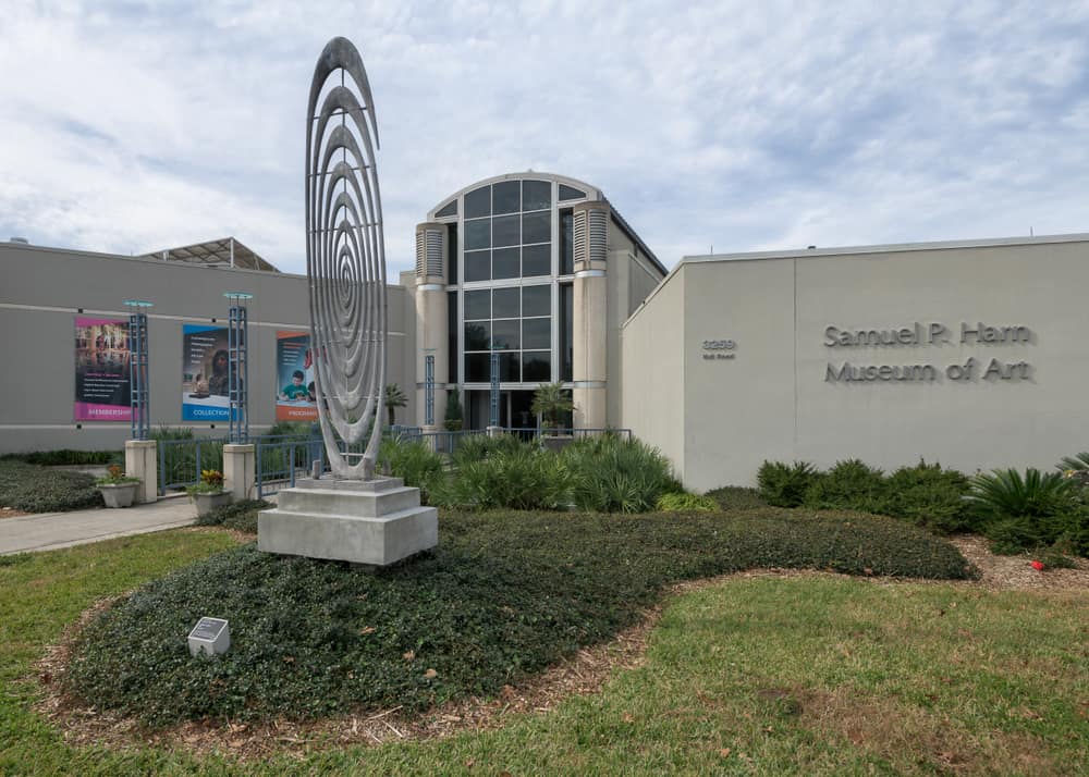 The Samuel Harn art museum with metal sculpture outside should be on any list of free things to do in Gainesville. 