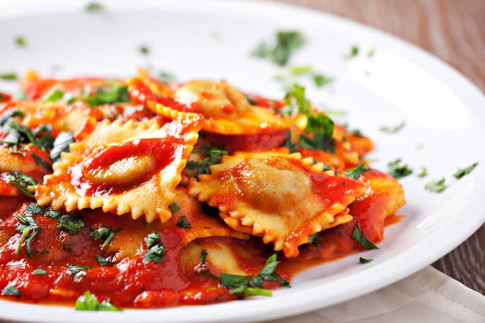 homemade pasta at one the Italian restaurants in Orlando