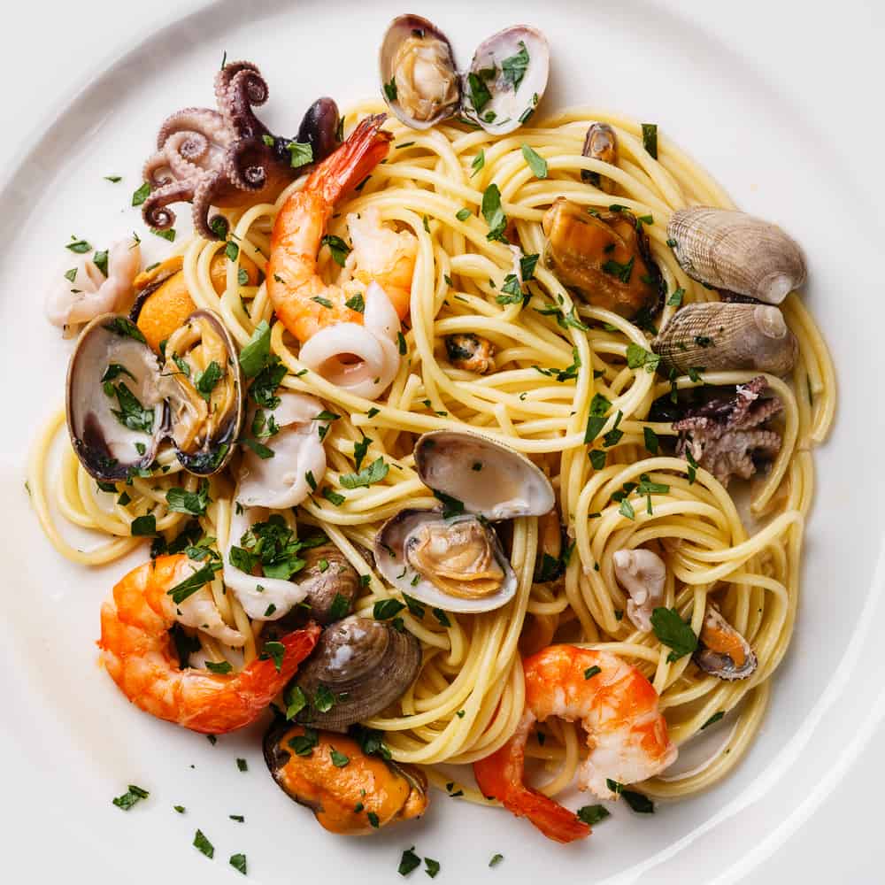 The seafood pasta at Cibo is one of the best places to eat in Fort Myers.