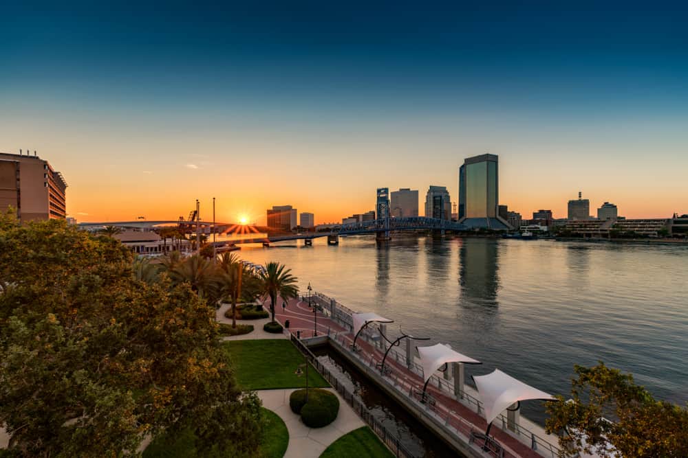 Beautiful St. John's River in Jacksonville Florida.