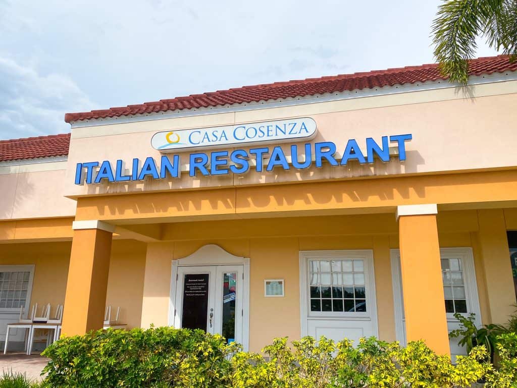 Casa Cosenza Italian Restaurant serves some of the best homemade Italian food in Oldsmar.