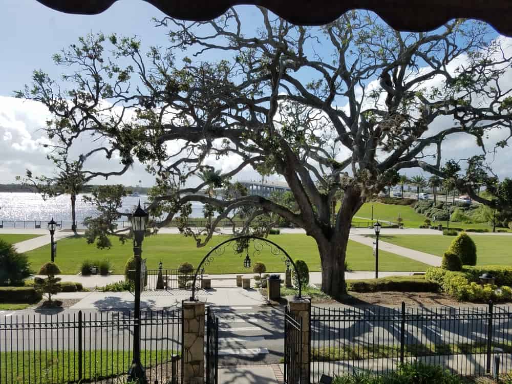 The tree of life at the John D. Rockefeller home called the Casements.