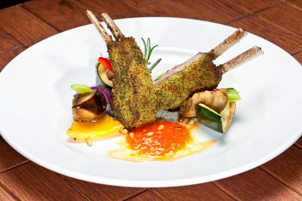Ovation Bisto is one of the best places in lakeland to eat try the rack of lamb