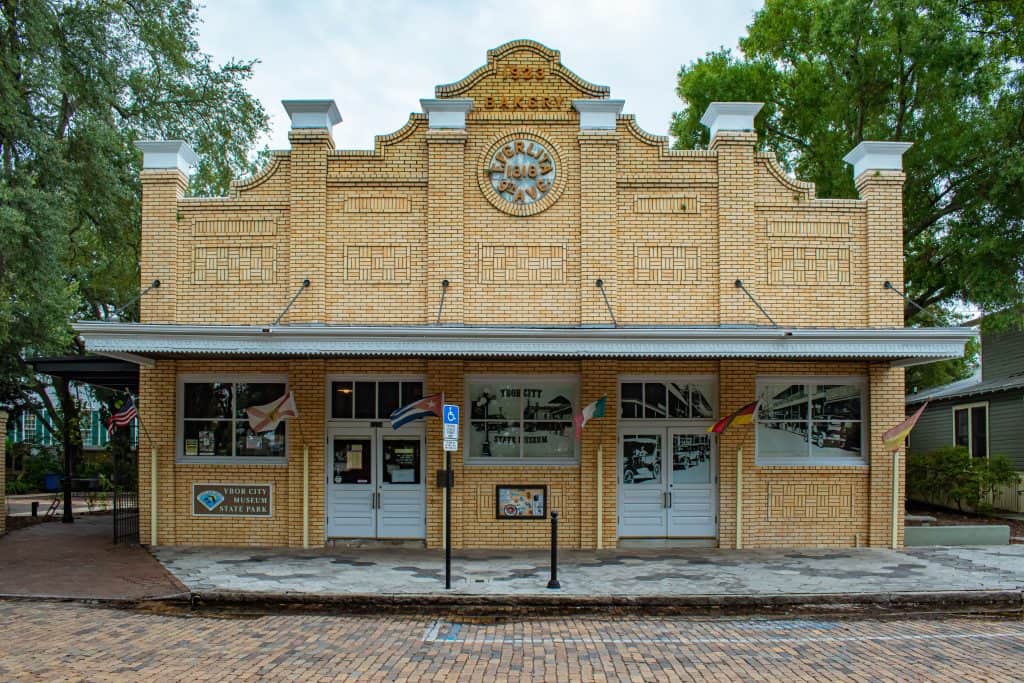 The exterior of the Ferlita Bakery, home of Ybor City Museum State Park.