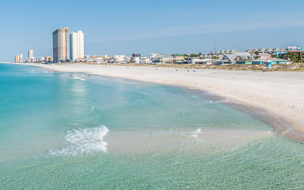 Head to one of the beaches near Tallahassee