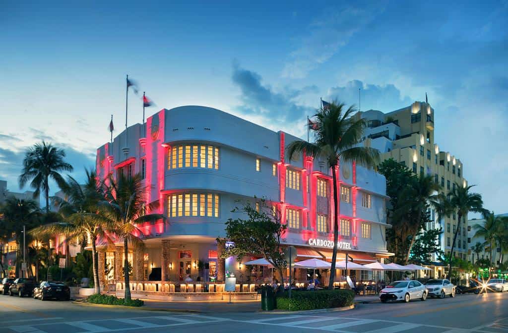 One of the arc deco boutique hotels in Miami