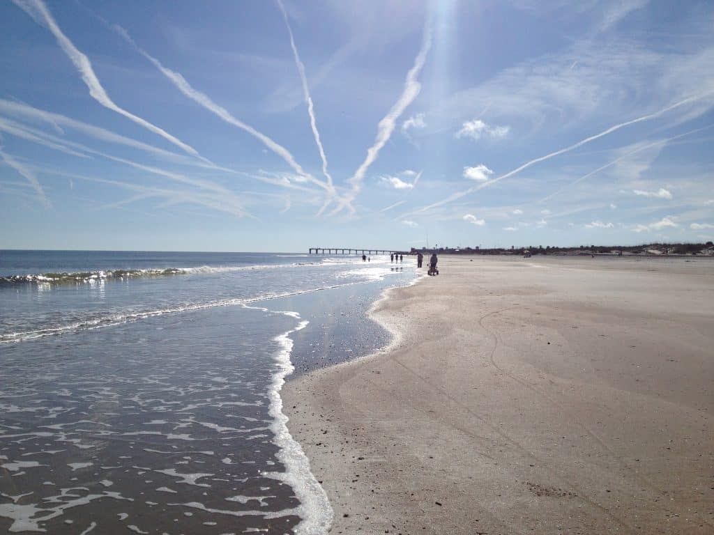 The smooth beaches of Anastasia State Park make the perfect destination for camping in Florida.