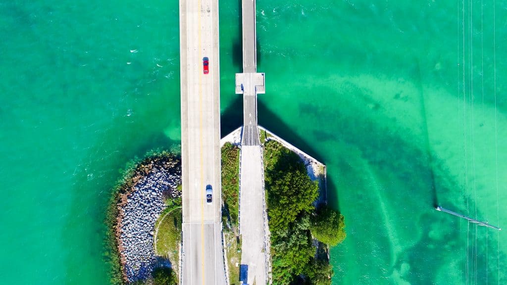 Bridge over the keys