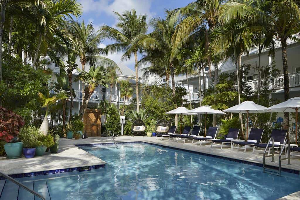 the beautiful swimming pool at The Parrot Hotel