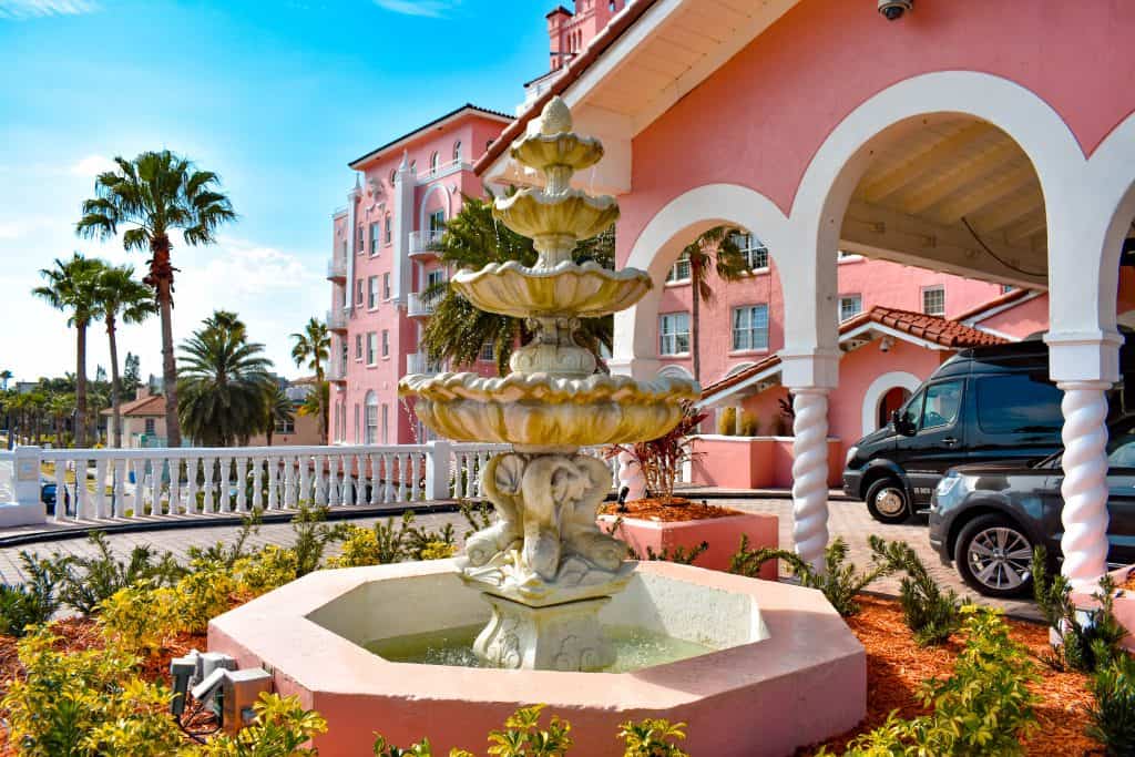 The view from the outdoor dining area of Sea Porch Cafe at the Don Cesar.