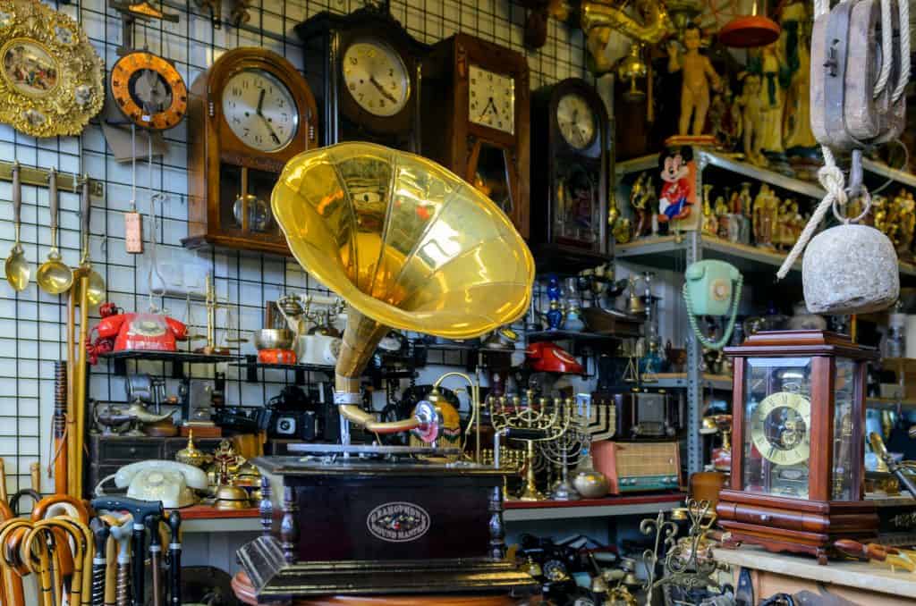 Some of the wild antiques to be found at the Swap Shop at the Joy-lan Drive In, one of the most fun Dade City attractions!