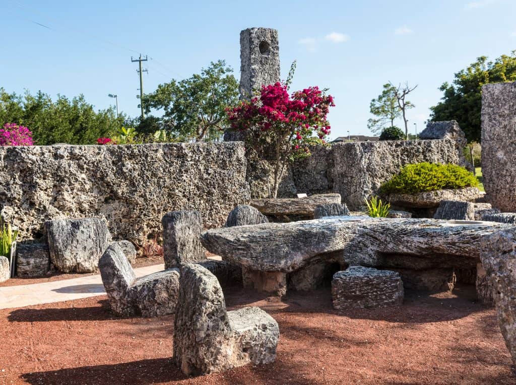 The stone creations at Coral Castle, one of Florida's greatest mysteries.