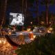 This best honeymoon resort in florida even comes with an outdoor movie theatre!