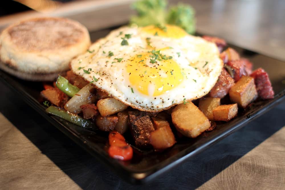 Try the veggie hash for brunch at 10 twenty five in Fort Myers