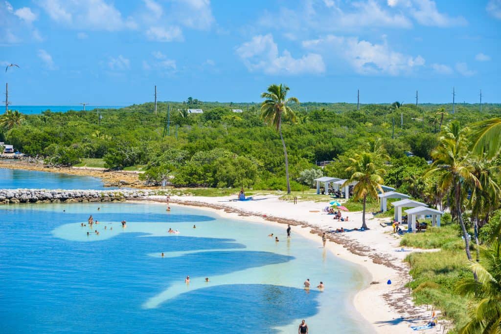 The bay at Bahia Honda, where you can find some of the best snorkeling in Florida.