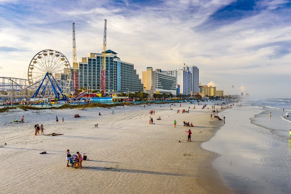 The world famous Dayton beach