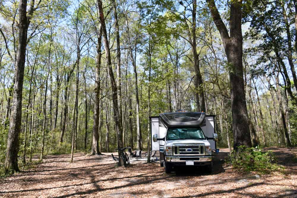 RV Parks in Florida. The beautiful Ichetucknee Springs Camping ground