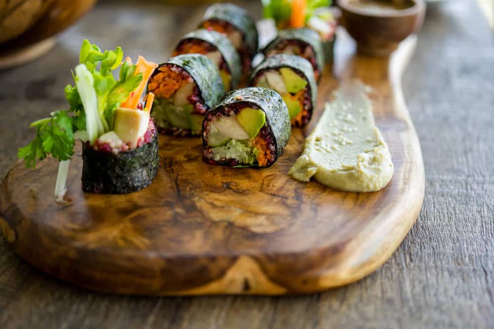 Try some vegan sushi at Plant Miami