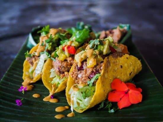 14 Best Vegan Restaurants In Orlando You Must Visit Florida Trippers   Vegan In Orlando Tacos 550x413 