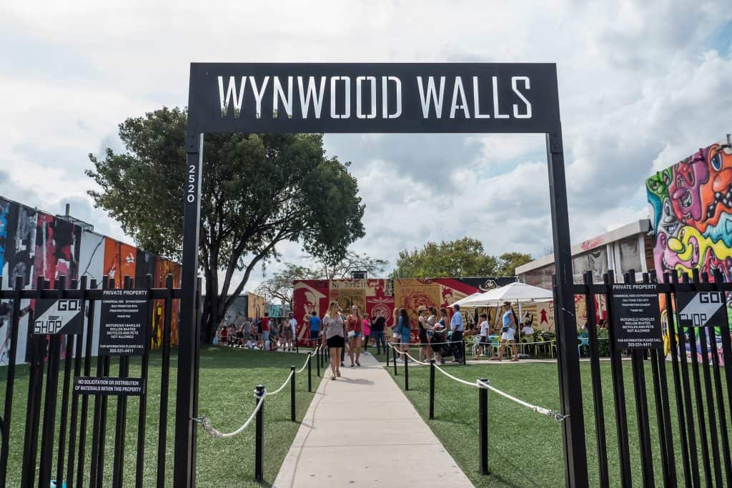 The entrance to Wynwood Walls.