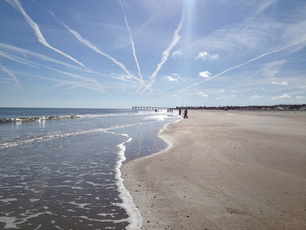 Anastasia state park is about 2 hours from Orlando it is worth the drive!