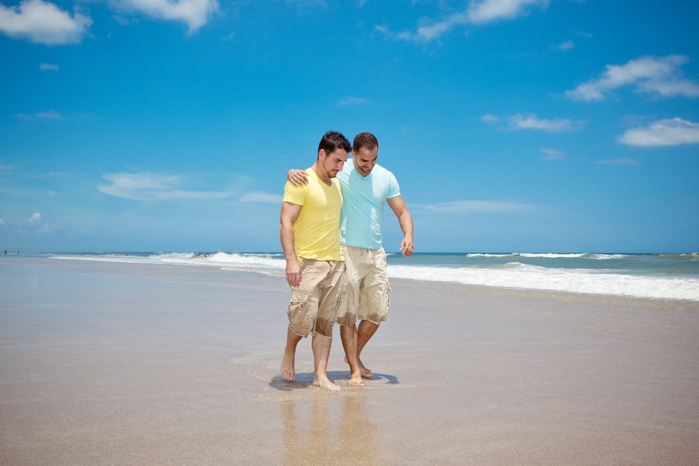 North Lido Beach one of the gay beaches in Florida